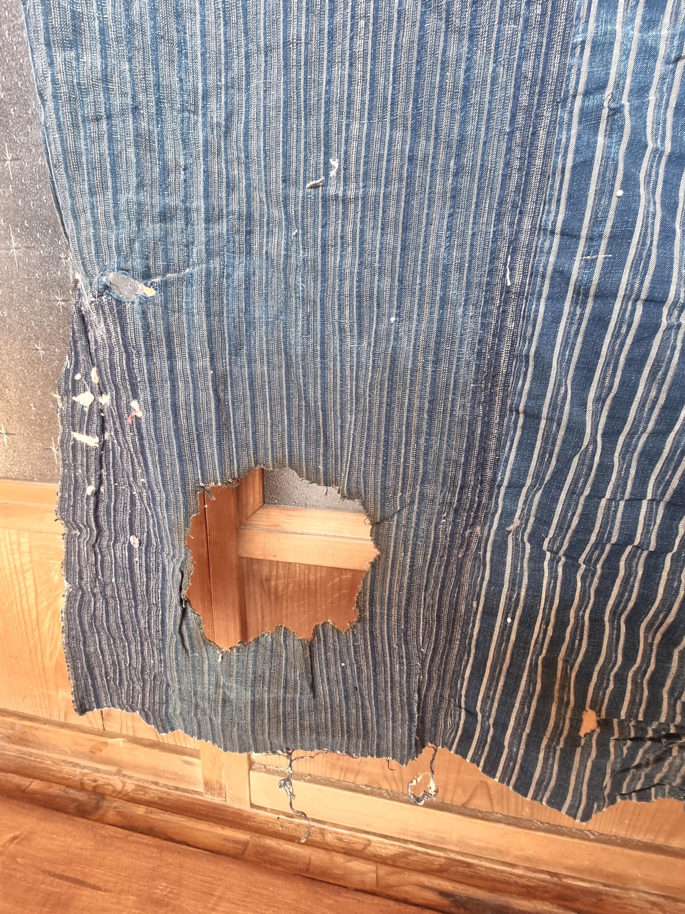 Boro Vintage Japanese Antique Large Textile | Indigo Sashiko