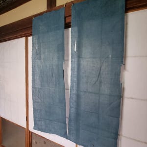 2xBoro Vintage Japanese Antique Textile (褤褸) | Indigo Sashiko Patchwork Fabric | One-of-a-Kind Wall Art