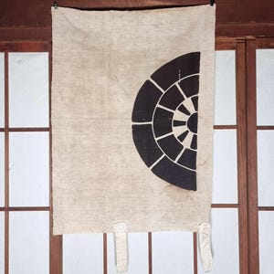 Boro Vintage Japanisches Antik-Textil (襤褸) | Indigo Sashiko Patchwork-Stoff | Einzigartiges Wandbild