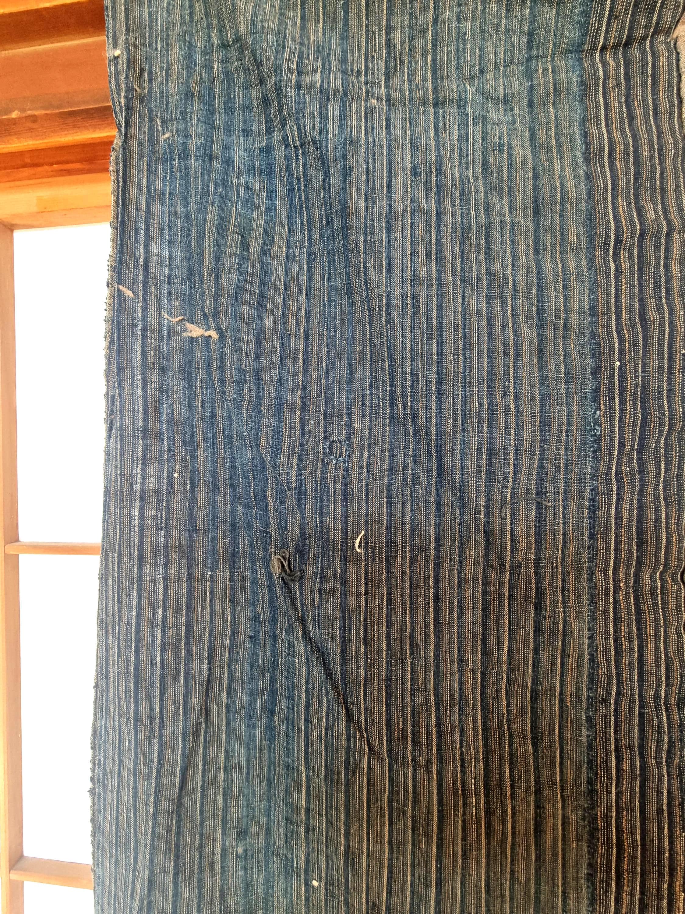 Boro Vintage Japanese Antique Large Textile (襤褸) | Indigo