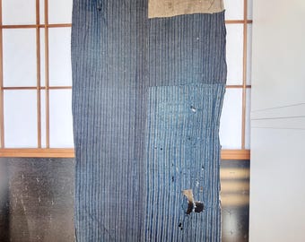 Boro Vintage Japanese Antique Large Textile | Indigo Sashiko