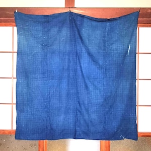 Boro Vintage Textil Japonés Antiguo (襤褸) | Tela Patchwork Sashiko Índigo | Arte de Pared Único