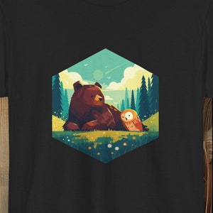 Funny Owlbear DnD Shirt: Minimalist Gamer Tee