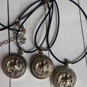 Antique Military Buttons Necklace