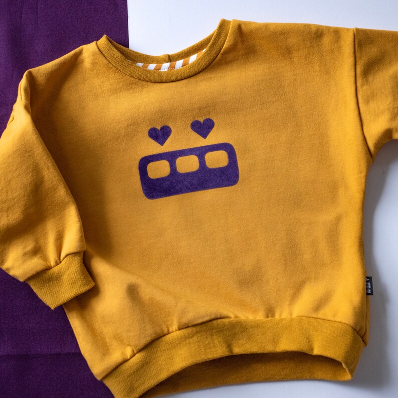 Sweater Herzibahn / aus BioSweat für Kinder / Sofortkauf Bild 4