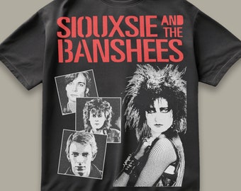 SIOUXSIE and THE BANSHEES shirt, siouxsie and the banshees, banshees shirt, siouxsie sioux, siouxsie banshees, goth, punk, post punk, Y2K