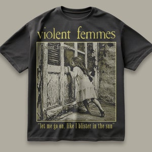 CAMISA VIOLENT FEMMES, femmes violentas, camiseta femmes violentas, bolha ao sol, camiseta femmes violentas, álbum femmes violentos, beijo