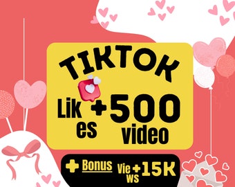 Más de 500 bonos de fortalecimiento de tiktok en redes sociales