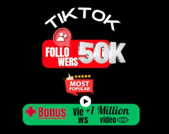 50000+Bonus Social Media tiktok Stärkung