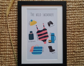 wild swimmer print, wild swimmer essentials