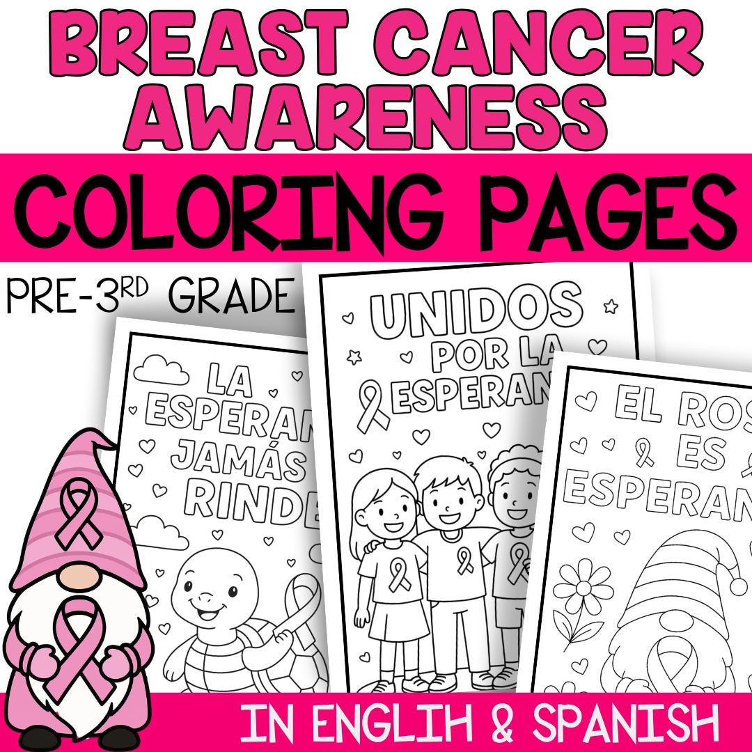 Breast Cancer Worksheet.pdf Breast Cancer Awareness Month Coloring Pages | Pinktober Printable ...