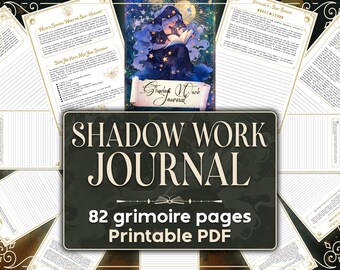 Ausdruckbares Schatten Arbeitsjournal: Eine tiefe innere Reise mit geführten Übungen, die verborgene Seiten deiner Persönlichkeit enthüllen.