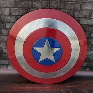 Captain America Shield, Metal Prop Replica, Captain America Cosplay, Winter Soldier Captain America Shield,  Avengers Legend Captain America Shield