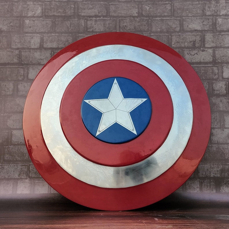 Captain America Shield, Metal Prop Replica, Captain America Cosplay, Winter Soldier Captain America Shield,  Avengers Legend Captain America Shield