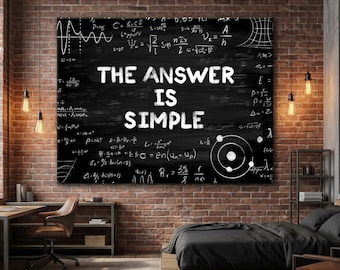 Motivational wall art Success mindset canvas print Inspirational office decor