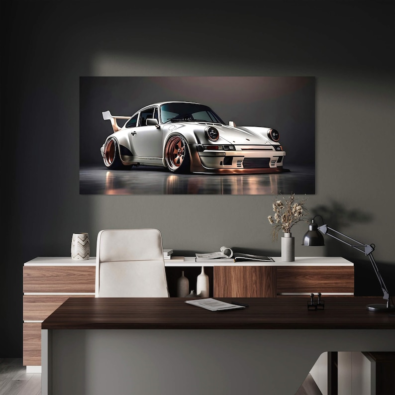 #officewallart #homeoffice #porschelove #carwallart #giftformen #vintagecar #artwork #dreamcar #garageart #racer #cars #vehicle #motorsport #germancar #collectible #handmade #autolover #