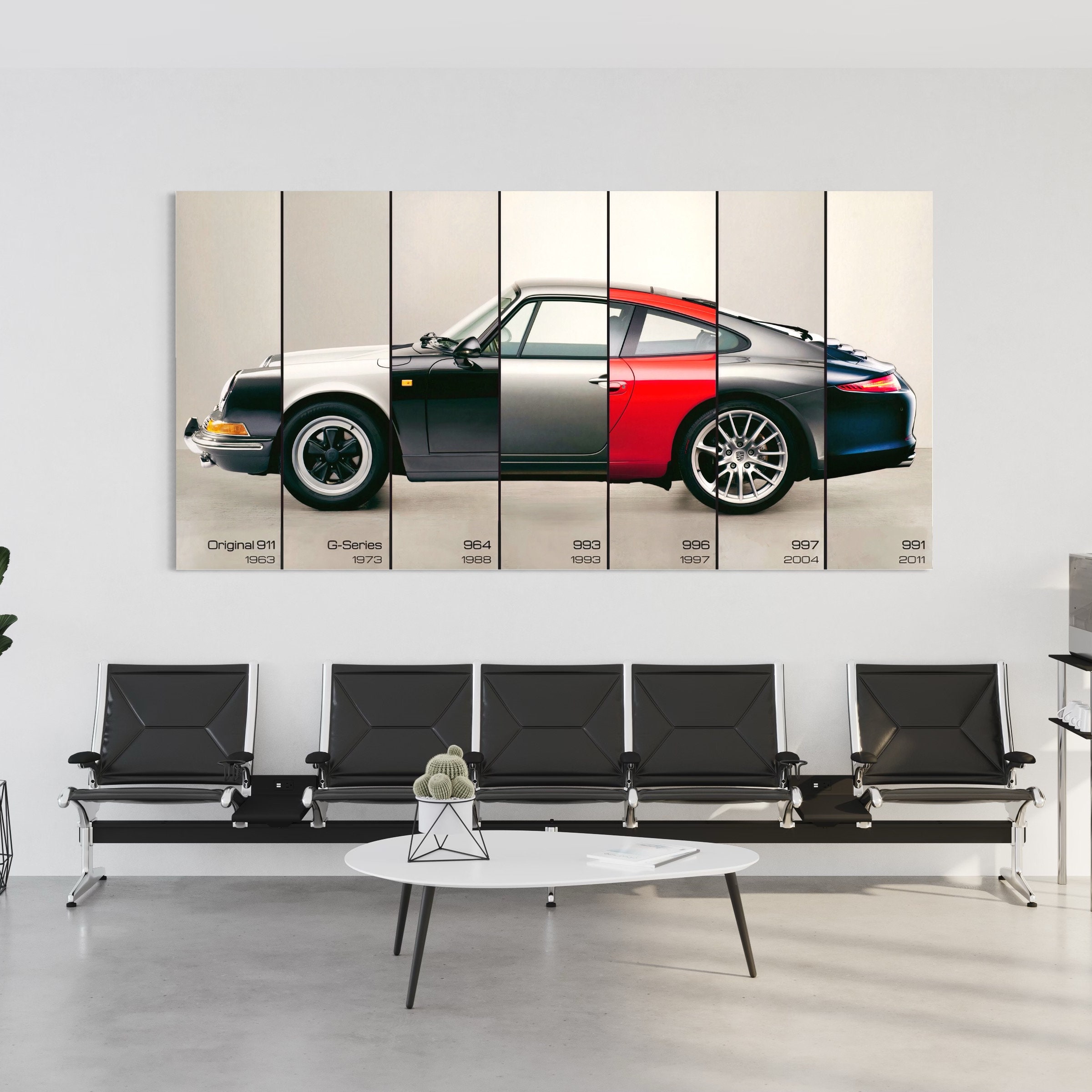 Porsche 911 Evolution Canvas Print: Garage Art, Man Cave Decor - Etsy