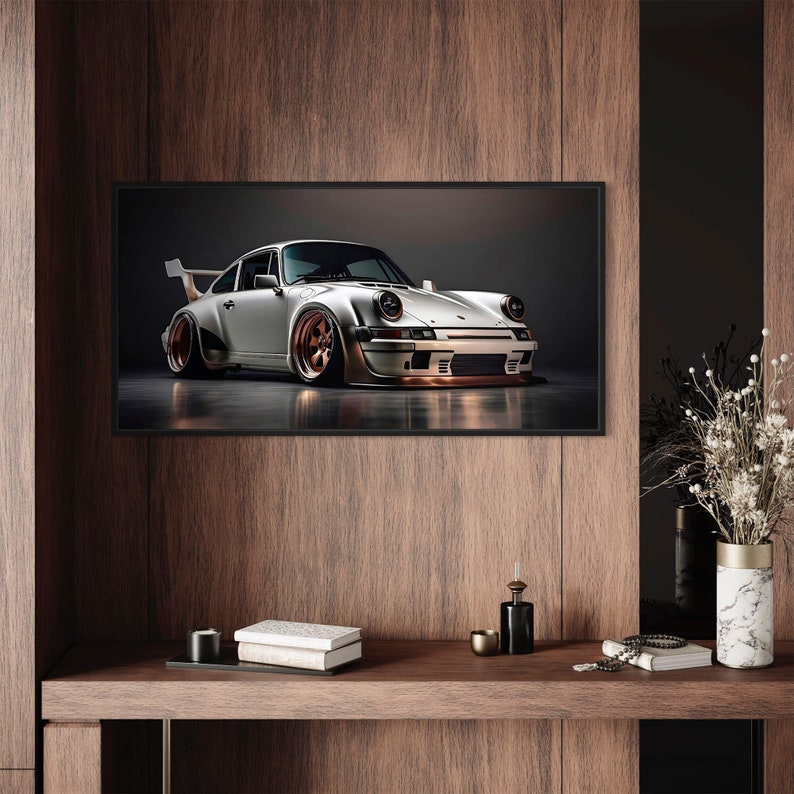 #canvasprint #giftforhim #racingfan #fastcar #carlover #interiordesign #artprint #classiccar #carposter #porschefan #supercar #turbo #driving #carcanvas #carloversgift #bedroomdecor #giftidea #
