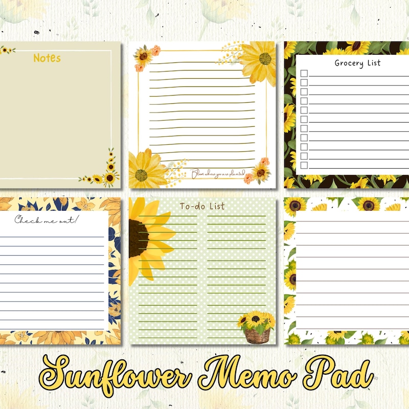 Custom Mini Sticky Notes - Etsy