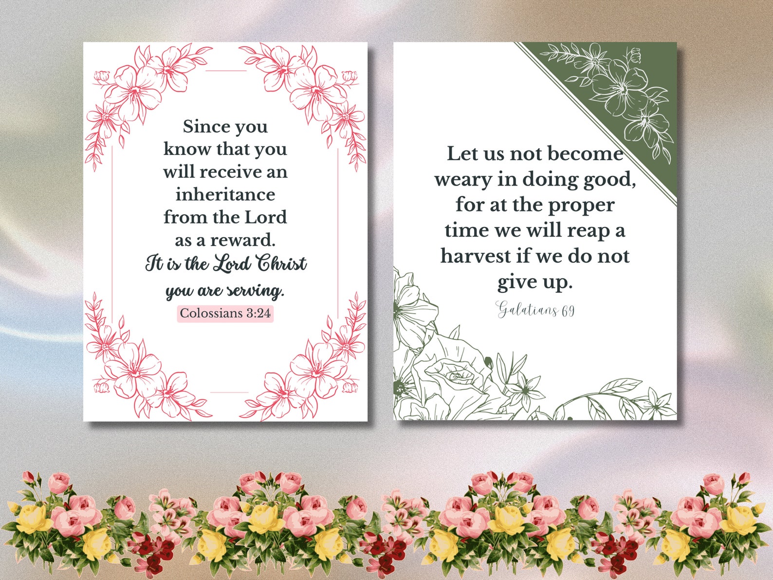 Printable Hand Out Scripture Card Printable Bible Verse Affirmation for Women, Scripture Memory Cards ...