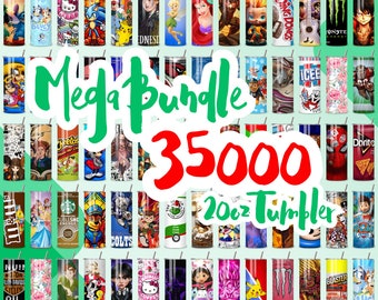 35000+ Best Seller Tumbler Wrap Bundle Tumbler PNG Bundle Digital 2D 3D Ultimate 20oz Skinny Bundle ,Cartoon Funny Design, lifetime access