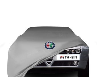 Alfa Romeo 159 Sedan Indoor and Garage Car Cover Logo Option Dust proof Car Covers Black Gray Blue Red Green Fabric