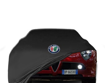 Alfa Romeo 8C Competizione Couope Indoor and Garage Car Cover Logo Option Dust proof Car Covers Black Gray Blue Red Green Fabric