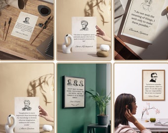 Philosophical Wisdom Prints: Elevate Your Space with Inspiring Quotes!