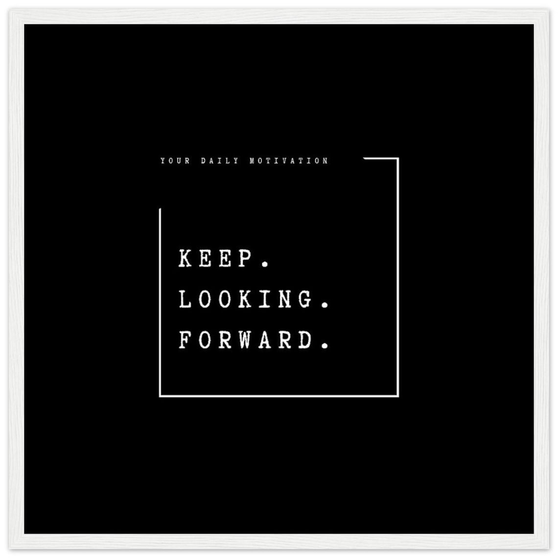 Minimalist Motivation Focus Print Set, Motivational Hard Work Office
