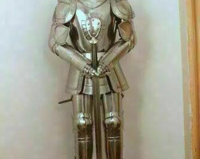 Wearable Medieval Knight Suit of Armor | Full Body Crusader Costume
