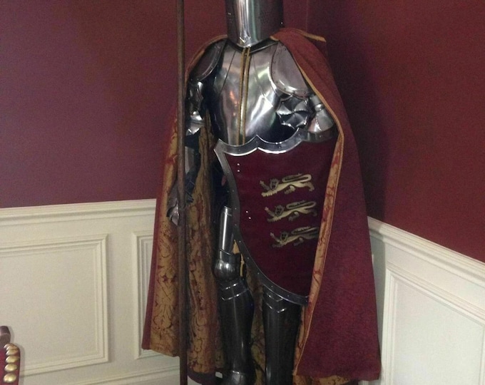 Handmade Knight Full Body Armor Suit | Wearable Medieval Steel Costume