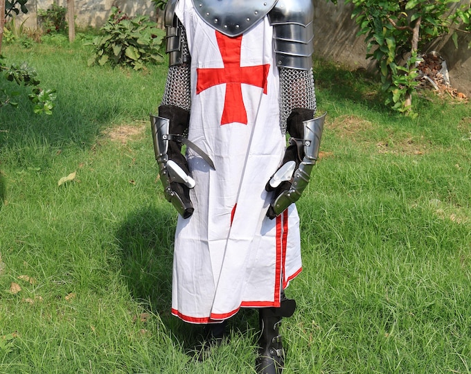 Medieval Knight Armor Suit | Wearable Crusader Set, Cosplay LARP