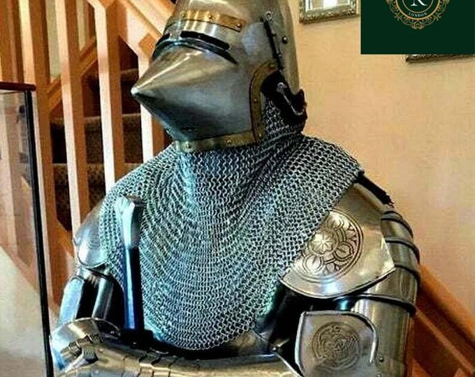 Handcrafted Pig Face Armor Suit | Wearable Gothic Knight Costume