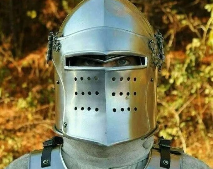 MEDIEVAL Barbuta Helmet Knights Templar Crusader Armour Helmet