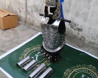 Roman Muscle Armor Set | Steel Medieval Warrior Costume