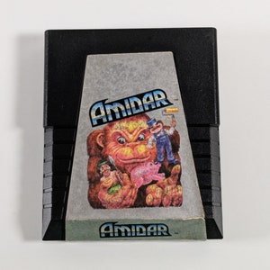 Vintage Atari 2600 Amidar Game Cartridge, Tested and Working, Used Retro Arcade Game, Classic Maze Chase