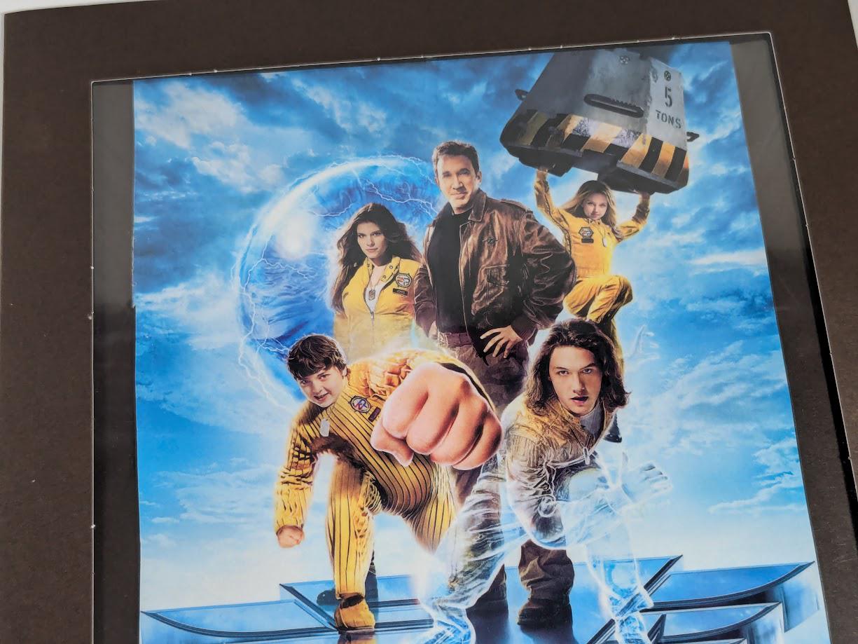 Zoom Movie Ad 2006, Laminated Framed Poster, Tim Allen Action