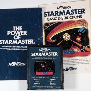 Starmaster for Atari 2600 - w/ Manuals/Instructions - Tested & Working - Activision Space Combat - Combined Shipping