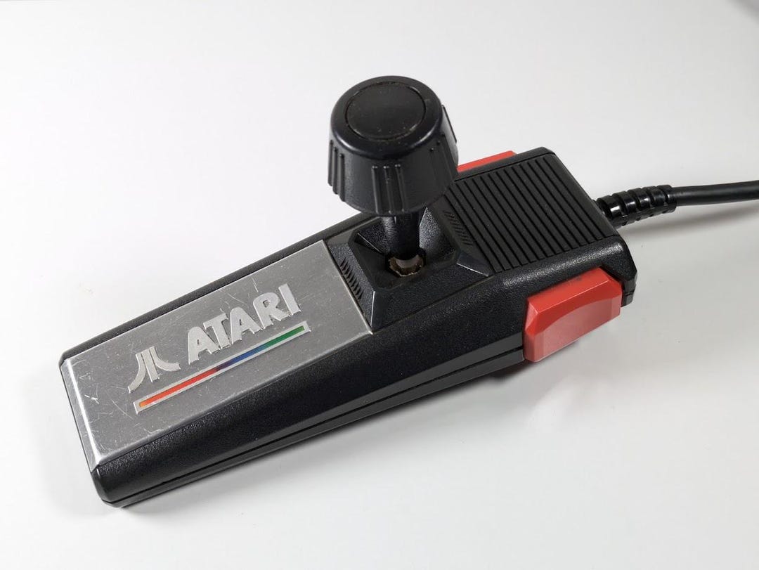 Atari 7800 Joystick Controller CX24 Original Vintage Tested and Working ...