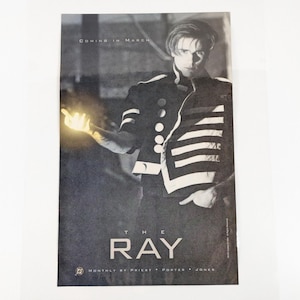 The Ray Comic Book Ad 1994 - Vintage Laminated 9x11.5 Promotional DC Comics Art Print for Retro Comic Collectors Wall Hang Display