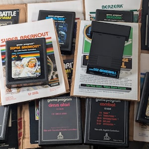 Atari 2600 Games With Manuals/Instructions 5.99 Each - Tested/Works - All Have Original End Labels - Retro, Classic, Vintage