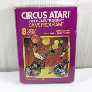 Circus Atari CIB - Complete in Box for Atari 2600 - Game, Manual & Box with Protective Case - Classic Retro Gaming Combined Shipping