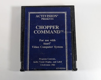 Chopper Command For Atari 2600 Blue Label Variant TESTED/WORKS Retro Vintage and Classic - Combined Shipping