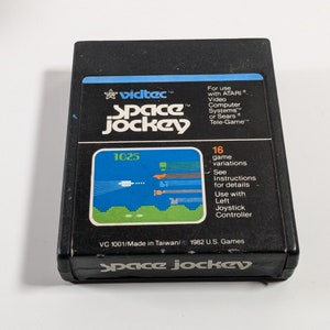 Space Jockey By Vidtec For Atari 2600 Game System Tested/Works Retro, Vintage, Classic