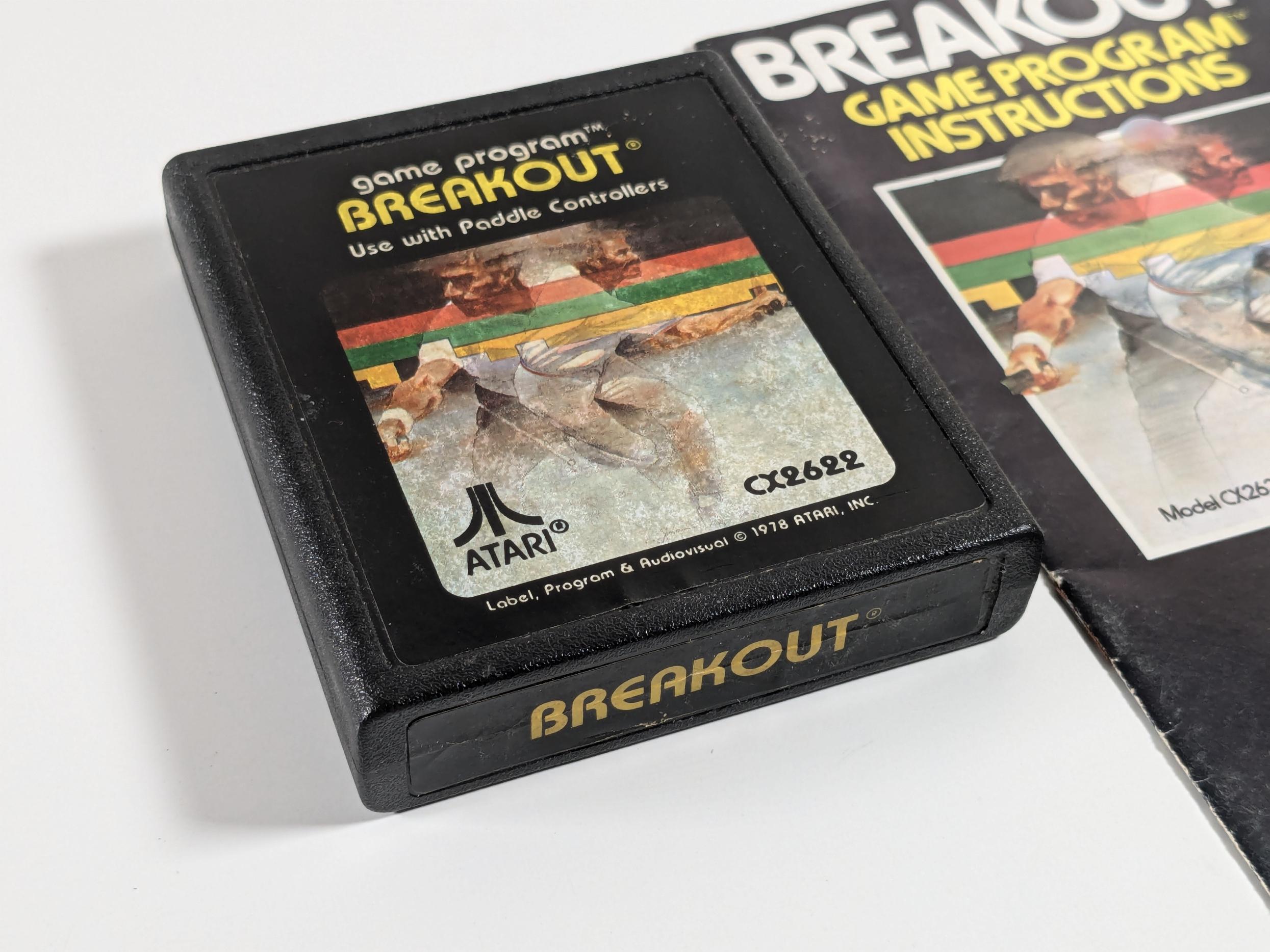 Breakout Game for Atari 2600 With Manual/instructions Tested/works ...