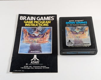 Vintage Atari 2600 Bundle With 6 Games and 2 Joysticks - Etsy