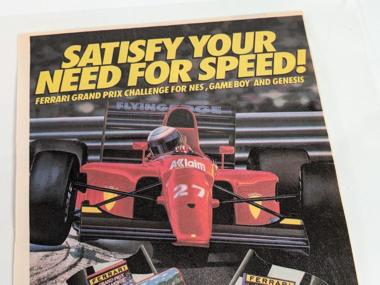 Jeu Game Boy Ferrari Grand Prix Challenge - Très Bon État, Pour Nintendo Game Boy