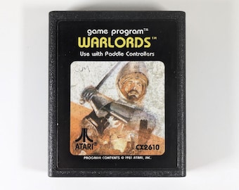 Warlords Game Program CX-2610 for Atari 2600 - Tested/Works - Vintage 1981 Paddle Controller Multiplayer Action