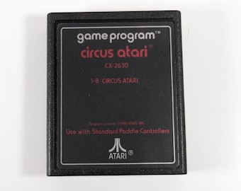 Circus Atari Game Program CX-2630 for Atari 2600 - Tested/Works - Vintage Retro Gaming Fun with Paddle Controllers - Combined Shipping!