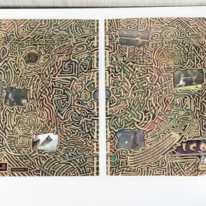 ICO PlayStation 2 Advertisement Laminated Two-Page Display, Vintage 2001 Gaming Art, Classic PS2 Decor for Collectors Wall Hang Display